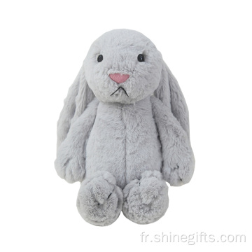 Jouet de lapin coloré en peluche en peluche personnalisée